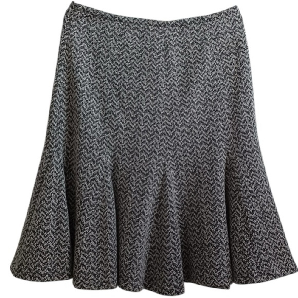 ❤️ SUSAN BRISTOL Black and White tulip Women's Skirt Size 12